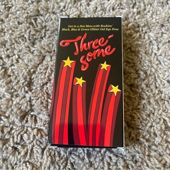 NEW ROCKINS COSMETICS Hot Mess Glitter Eye Pen Trio - Picture 3 of 3